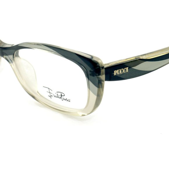 Emilio Pucci Cat Eye Women Graphite Acetate Frame - Picture 4 of 6